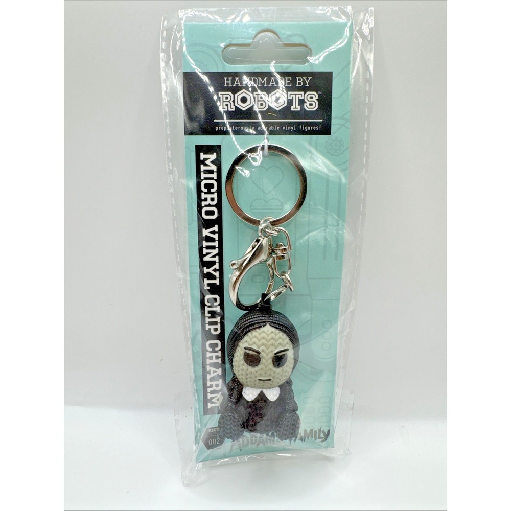 Handmade by Robots - Wednesday, Addams, The Addams, Family,‎ Key Chain, New
